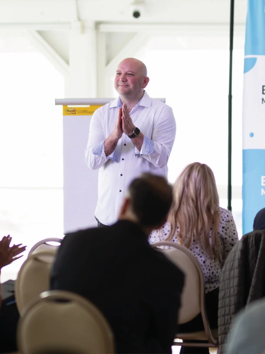 Tony Child speaking at a Breakthrough Mastermind event